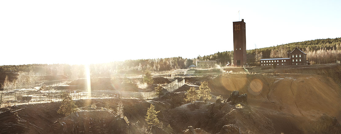 Vy över Falu Gruva
